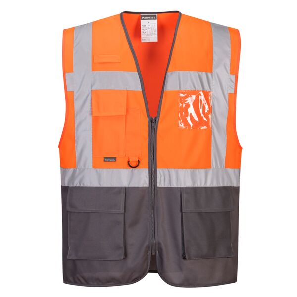 Warsaw Hi-Vis Contrast Executive Vest  Thumbnail