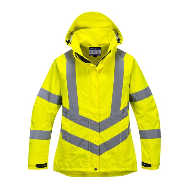 Hi-Vis Women's Breathable Rain Jacket Thumbnail