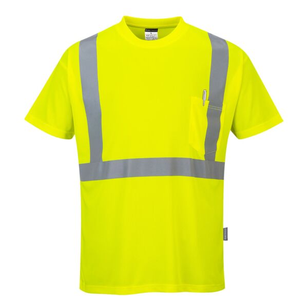 Hi-Vis Pocket T-Shirt S/S Thumbnail