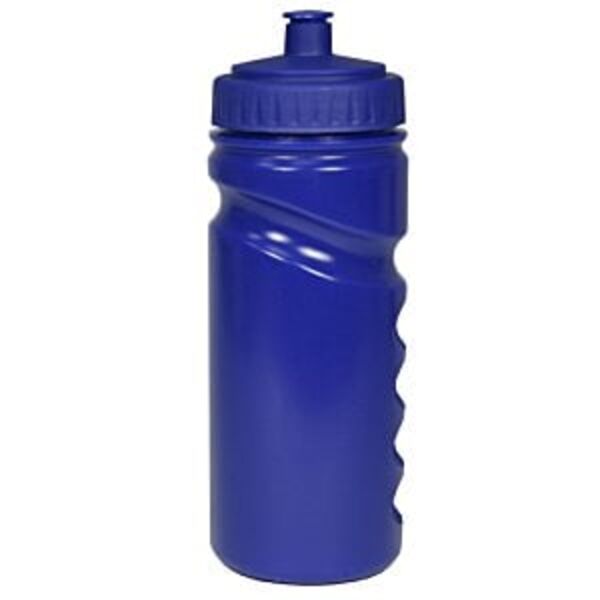500ml Finger Grip Sports Bottle - Push Pull Cap - Thumbnail